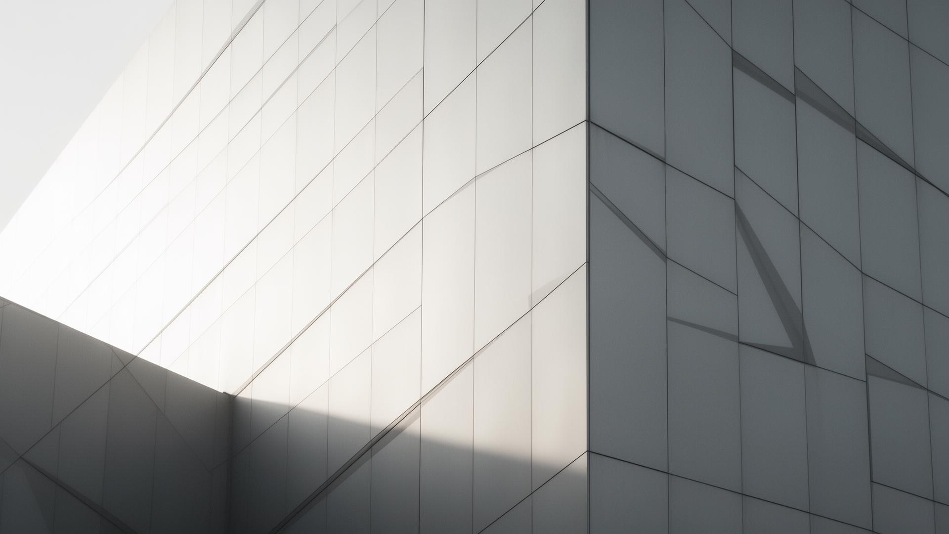Modern architectural facade